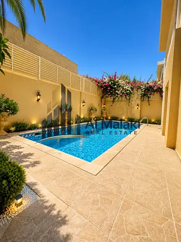**Luxury 4-Bedroom Villa | Spacious Living Hall + Large Majlis + Open-Plan American Kitchen + Outdoor Kitchen + 5 Bathrooms + Private Pool + Gym + 2 P