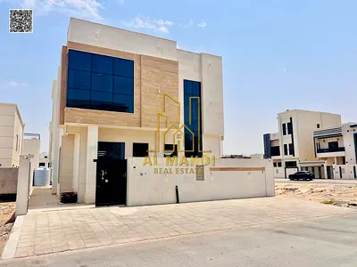 فيلا فاخرة للبيع منطقة الباهيه عجمان رسوم التسجيل والتملك رسوم توصيل الكهرباء والماء