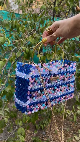 Luxurious handmade beaded bag