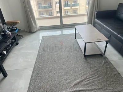 Gray Modern Area Rug - Good Condition
