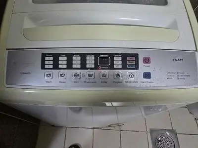 Top-load washing machine (used) - 6kg approx, working control panel