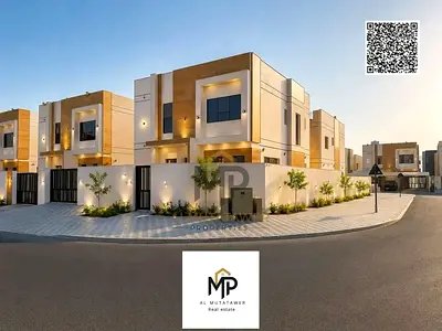 Luxury corner villa for sale – 3 master bedrooms – close to the mosque and services, includes registration and ownership fees with patio space