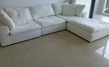 Looks great condition marina home white cloud sofa