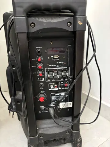 Portable PA Speaker with Built-in Amplifier and Inputs