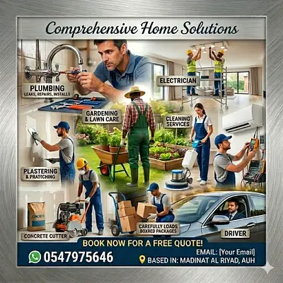 Electrician plumber handyman in Madinat al riyad
