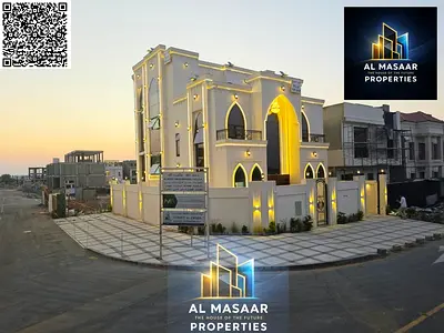 فيلا جديدة كورنر بواجهة حجر كاملة وتكييف مركزي في منطقة سكنية راقية | شاملة رسوم التسجيل والتملك | تصميم فاخر وموقع مميز.