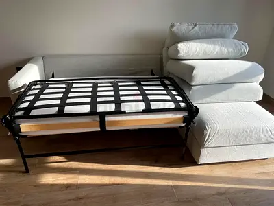 Ikea vimle L shape sofa bed with mattress
