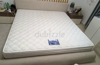 King size bed with medical matress