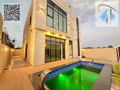 Luxury villa for sale with private pool in a strategic location next to all services in Ajman | Pric