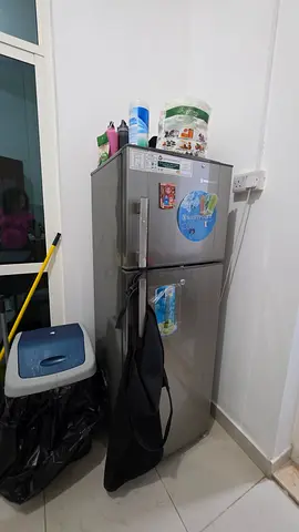 Used double-door refrigerator - good working condition