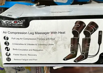 Cincom Air Compression Leg Massager with Heat - Brand New