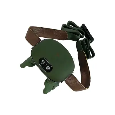 Portable Neck Shoulder Massager with Adjustable Strap - Green