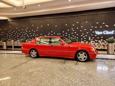 Mercedes S500 LWB AMG W140 In extremely rare red color in excellent condition fully serviced