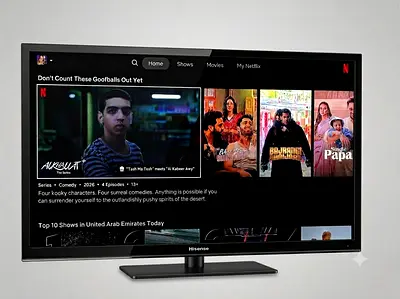 Hisense 55 Full HD TV + Xiaomi Mi TV Stick + Table Mount Stand
