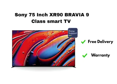 Sony 75 Inch XR90 BRAVIA 9 Class Mini LED QLED 120Hz 4K HDR Smart TV 75XR90