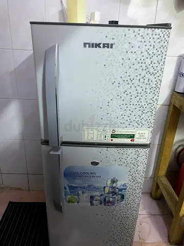 Nikai Double Door Refrigerator - 170L, Good Working Condition, 5 months used