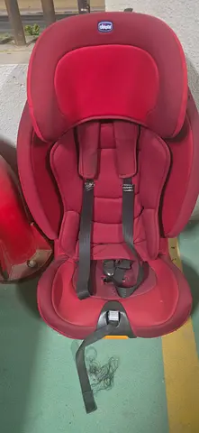 Chicco Red Car Seat and plane