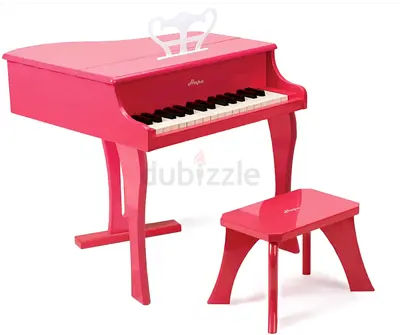 Hape Pink Baby Grand Wooden Toy Piano without bench