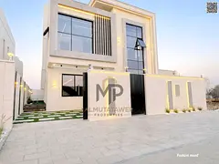 Villa with (pool)|ajman|al zahia area|5 master rooms, majlis, 2 halls, maid room, roof|freehold|0 re
