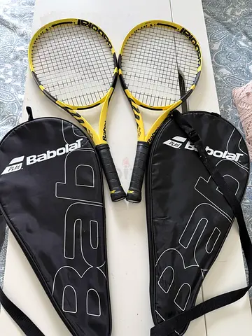 Pair of Babolat Pure Aero Jr 25 Tennis Rackets – Great Condition