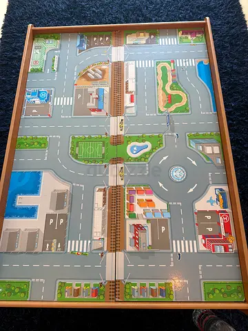 ELC Reversible Wooden Train  City Activity Table (Discontinued)