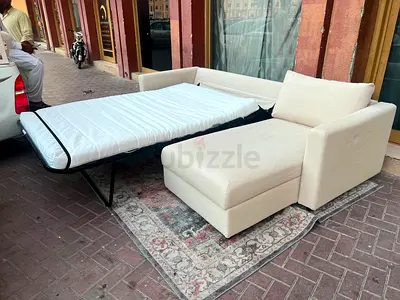 Ikea vimle L shape sofa bed with mattress