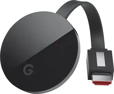 Google Chromecast Ultra 4K – Ethernet Power Adapter Included!