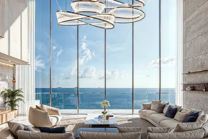 luxury furnished 3br,full sea view, freehold,10%DP