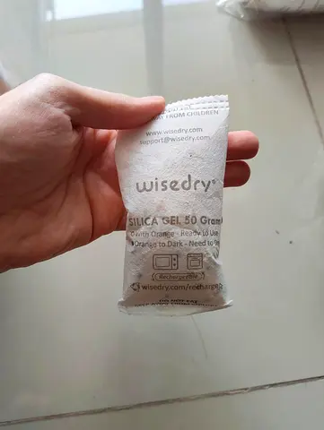 8 Silica Gel Desiccant Packet Wisedry (Rechargeable, 30g) - Moisture Absorber