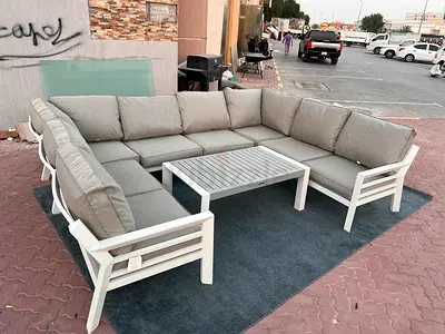 Selling luxury outdoor u shape sofa and with coffee table