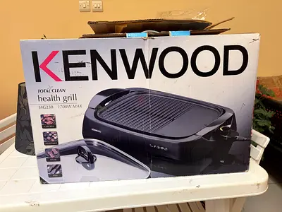 Kenwood Health Grill HG230 - Electric Grill (1700W) in Box