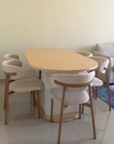 Dining Table with chairs and storage