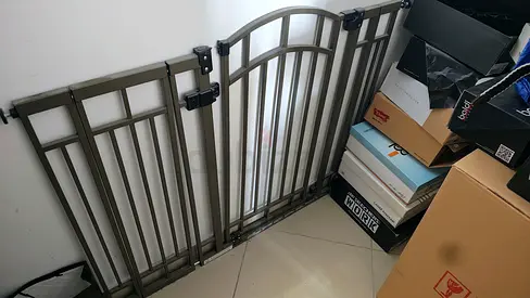 Metal Safety Gate / Baby Playpen Gate - Adjustable, Good Condition