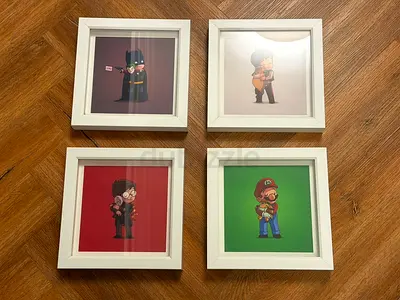 Set of 4 frames