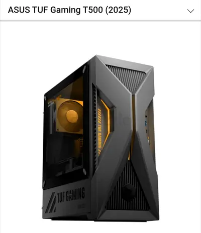 ASUS TUF Gaming T500 (2025) Gaming Desktop PC