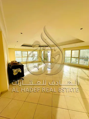 🏡 For Rent | Spacious 3 Bedroom Apartment with Maid's Room & Direct Sea View – Al Khan, Sharjah