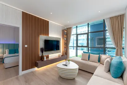 Prestigious 1BR Escape w/ Beach Access at The Palm