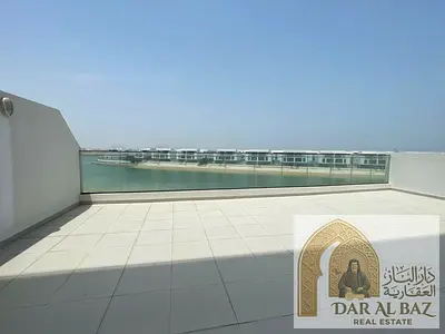 شقة غرفتين وصالة للإيجار السنوي في مدينة أجمل مكان بالحمرية بإطلالة بحرية مباشرة مع تراس كبير وغرفتين ماستر وتشطيبات فاخرة وباركينج مجاني