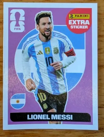 Panini sticker extra sticker Lionel Messi