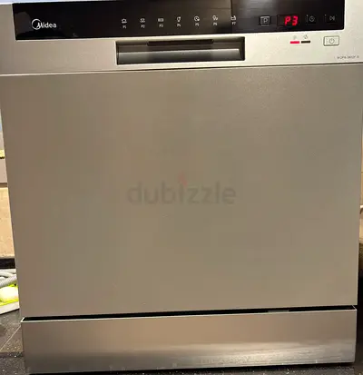 FREE DELIVERY! Midea Freestanding Dishwasher Stainless Steel with free Finish dishwashing tablets