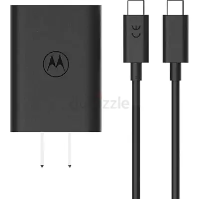 Original Motorola TurboPower 68W Adapter With USB-C To USB-C Cable