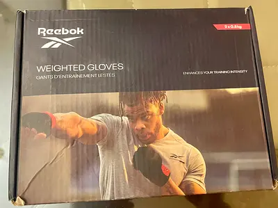 Reebok Weighted Gloves 0.5kg (Pair) - New in Box