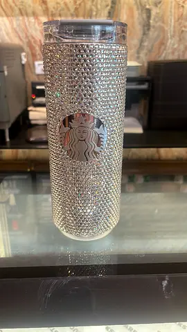 Sparkling Rhinestone Starbucks Tumbler - 16oz Insulated Bottle
