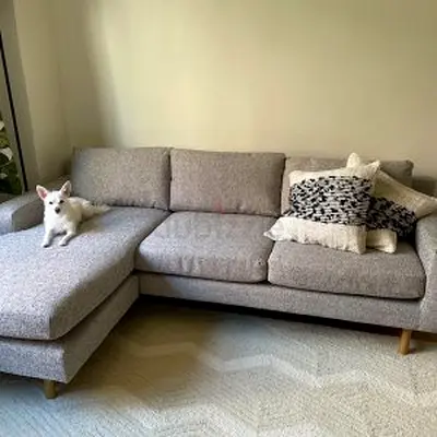 West elm sofa lshape anyside can keep right or left side