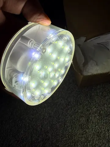 LED round underwater/submersible light 24 pcs each one 20 - working rechargeable