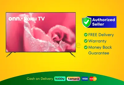Onn 75 Smart TV - 4K  Brand New |Warranty | FREE Delivery | SHJ45786