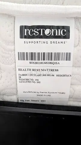 Restonic Health Rest Latex Mattress