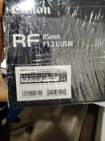 Canon RF 85mm F1.2 L USM Lens (Sealed Box)