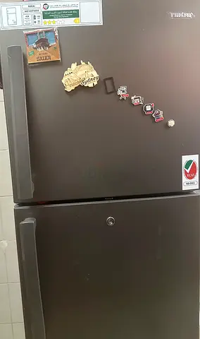 Used double-door refrigerator - good working condition