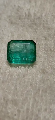 Natural Emerald Cut Loose Gemstone - Green Emerald (Approx 10 carat) Colombian